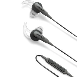 Bose SoundSport, in-Ear Sports Headphones for Apple Devices, (Water and Sweat Resistant Headphones), Charcoal